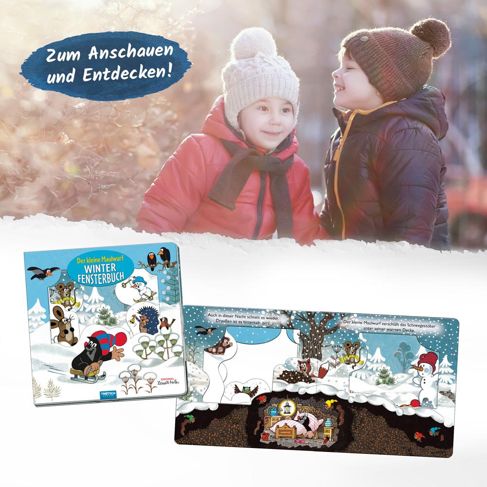 Bild: 9783965523371 | Trötsch Der kleine Maulwurf Winter-Fensterbuch | Trötsch Verlag | Buch