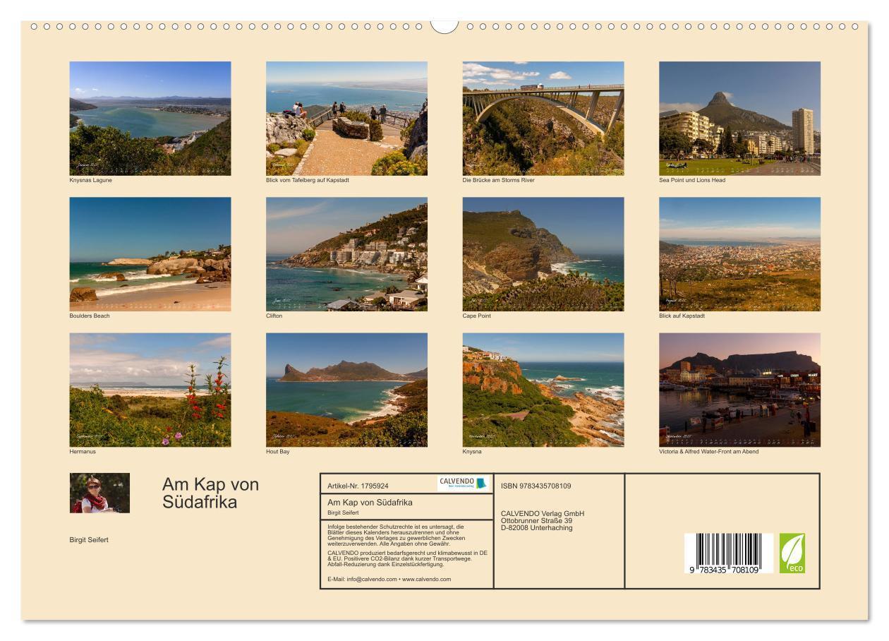 Bild: 9783435708109 | Am Kap von Südafrika (hochwertiger Premium Wandkalender 2025 DIN A2...