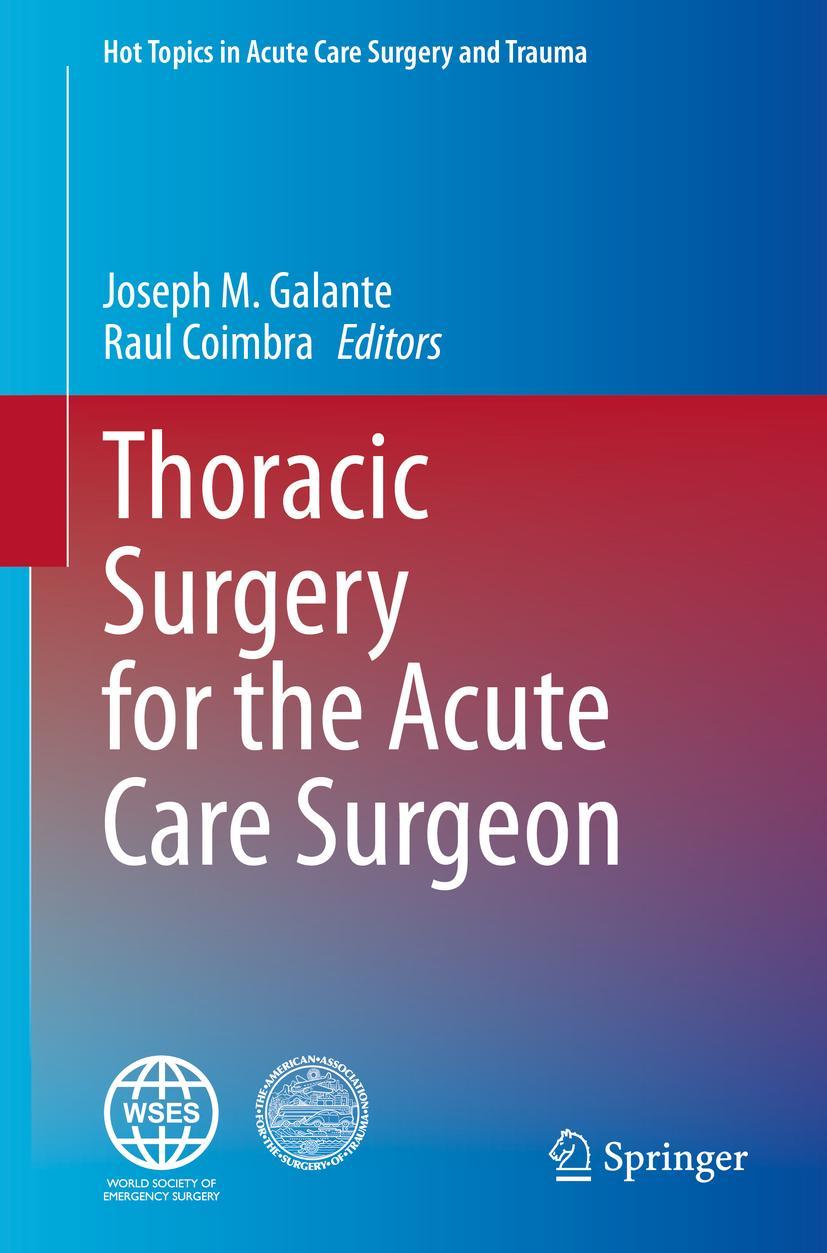 Cover: 9783030484927 | Thoracic Surgery for the Acute Care Surgeon | Raul Coimbra (u. a.) | x