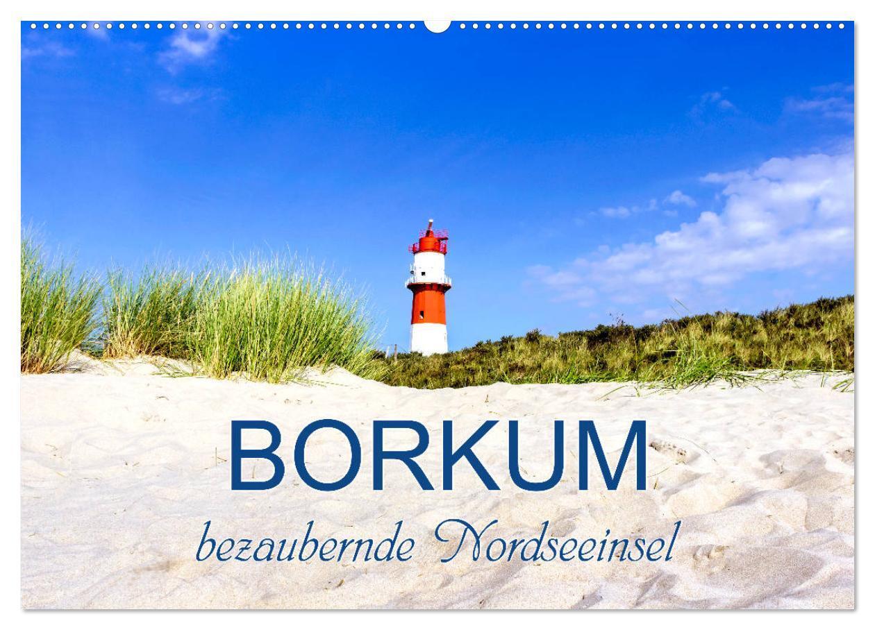 Cover: 9783675695504 | Borkum, bezaubernde Nordseeinsel (Wandkalender 2024 DIN A2 quer),...