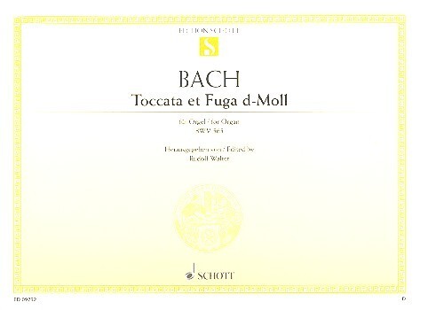 Cover: 9790001092401 | Toccata et Fuga d-Moll | BWV 565. Orgel., Edition Schott Einzelausgabe