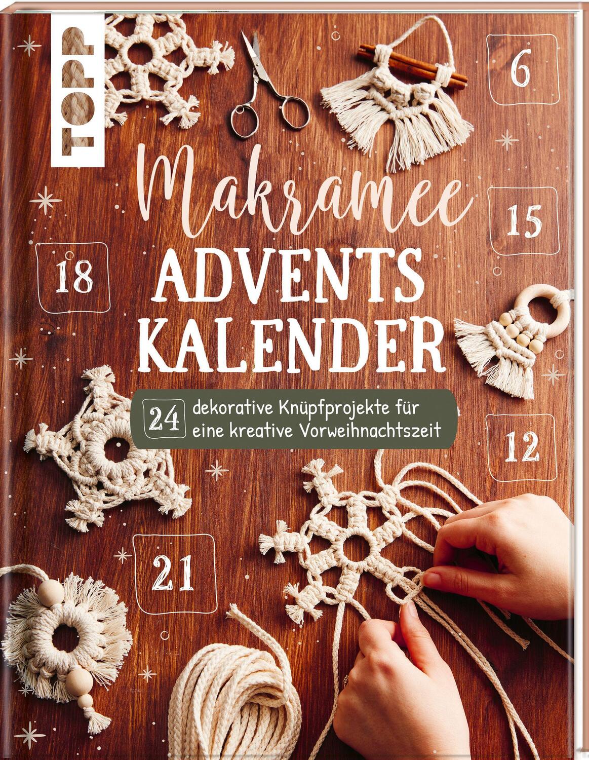 Cover: 9783772445972 | Makramee Adventskalender | Josephine Kirsch | Taschenbuch | Deutsch