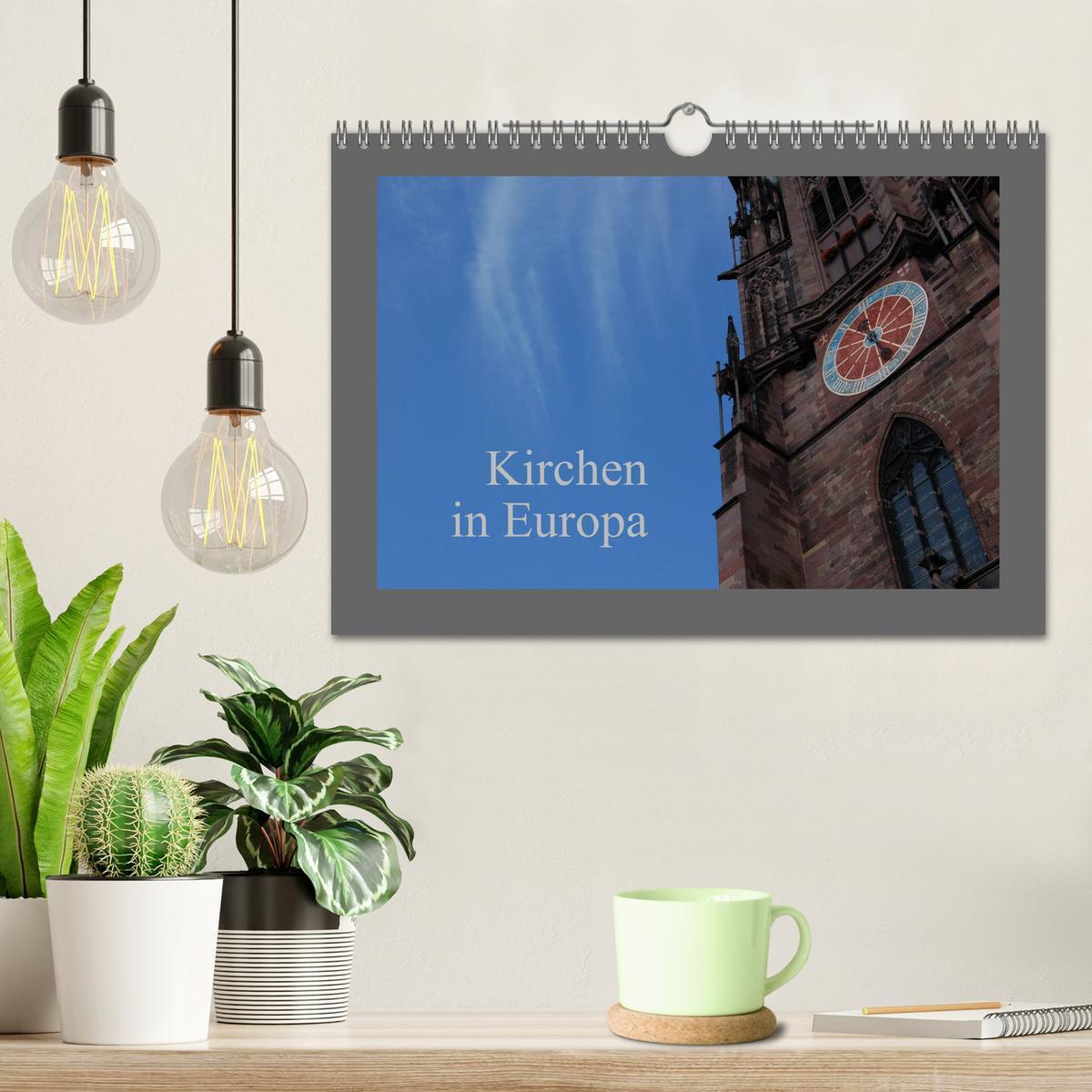 Bild: 9783435775729 | Kirchen in Europa (Wandkalender 2025 DIN A4 quer), CALVENDO...