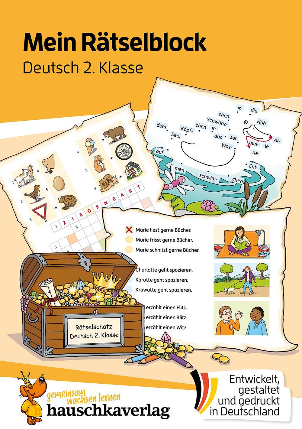 Cover: 9783881006828 | Mein Rätselblock Deutsch 2. Klasse | Melanie Rhauderwiek | Taschenbuch