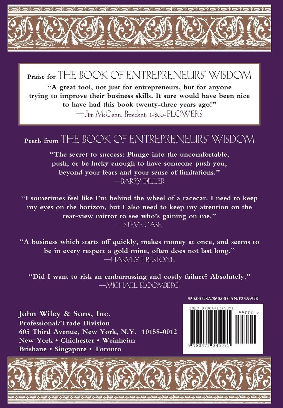 Cover: 9780471345091 | The Book of Entrepreneurs' Wisdom | Peter Krass | Buch | 528 S. | 1999