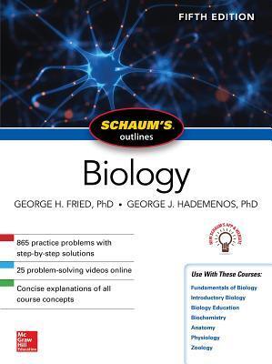 Cover: 9781260120783 | Schaum's Outline of Biology, Fifth Edition | George Fried (u. a.)