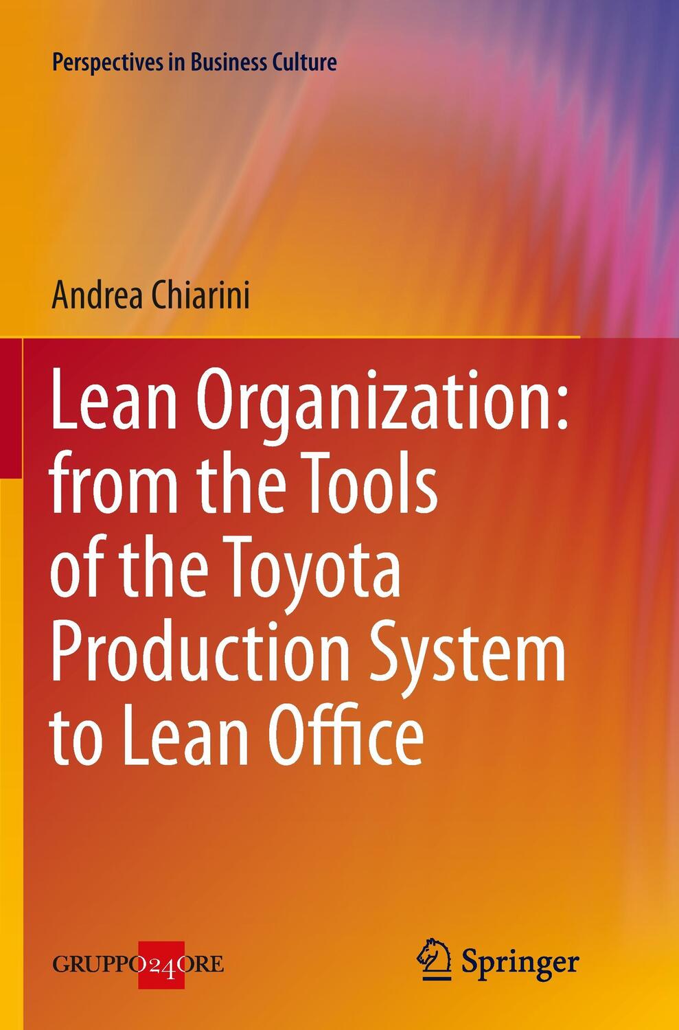 Cover: 9788847055971 | Lean Organization: from the Tools of the Toyota Production System...