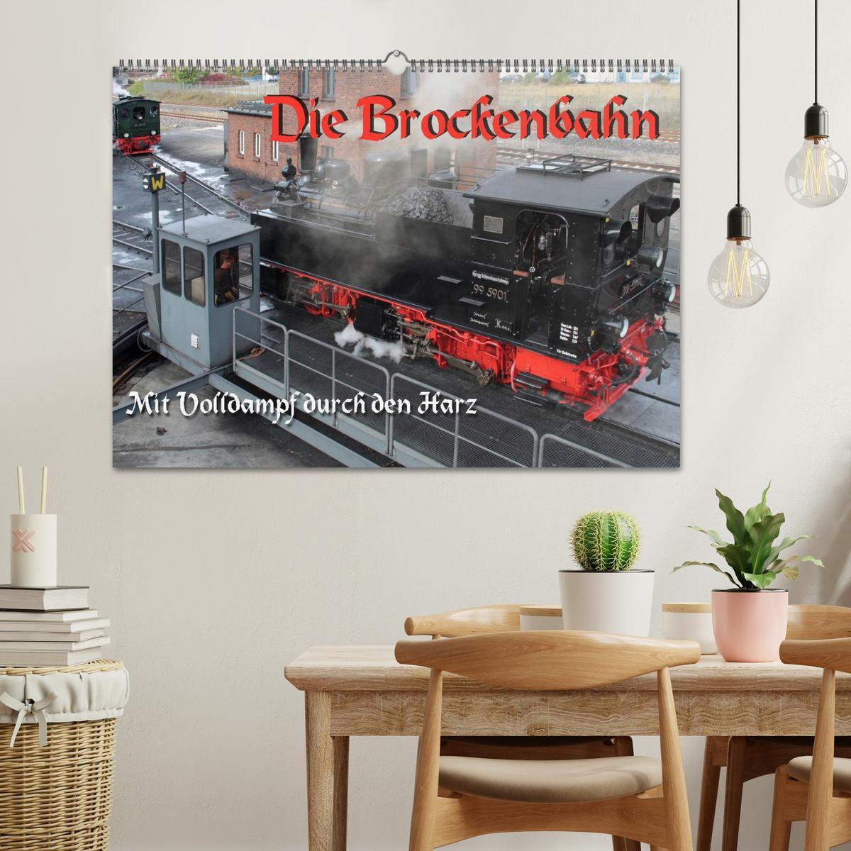 Bild: 9783435754175 | Die Brockenbahn - Mit Volldampf durch den Harz (Wandkalender 2025...