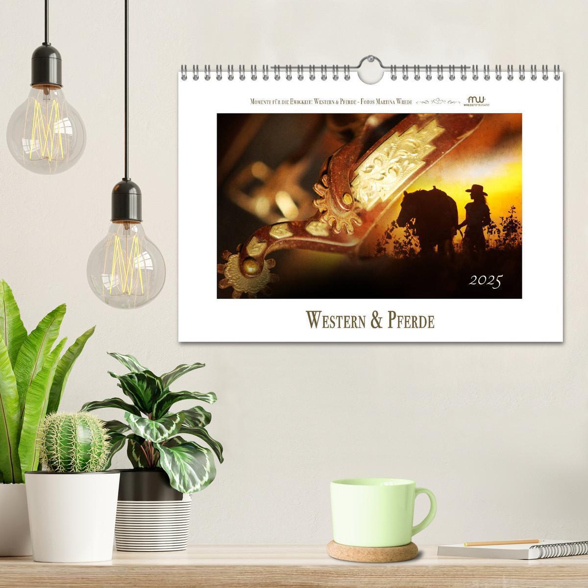 Bild: 9783435490431 | Western und Pferde (Wandkalender 2025 DIN A4 quer), CALVENDO...