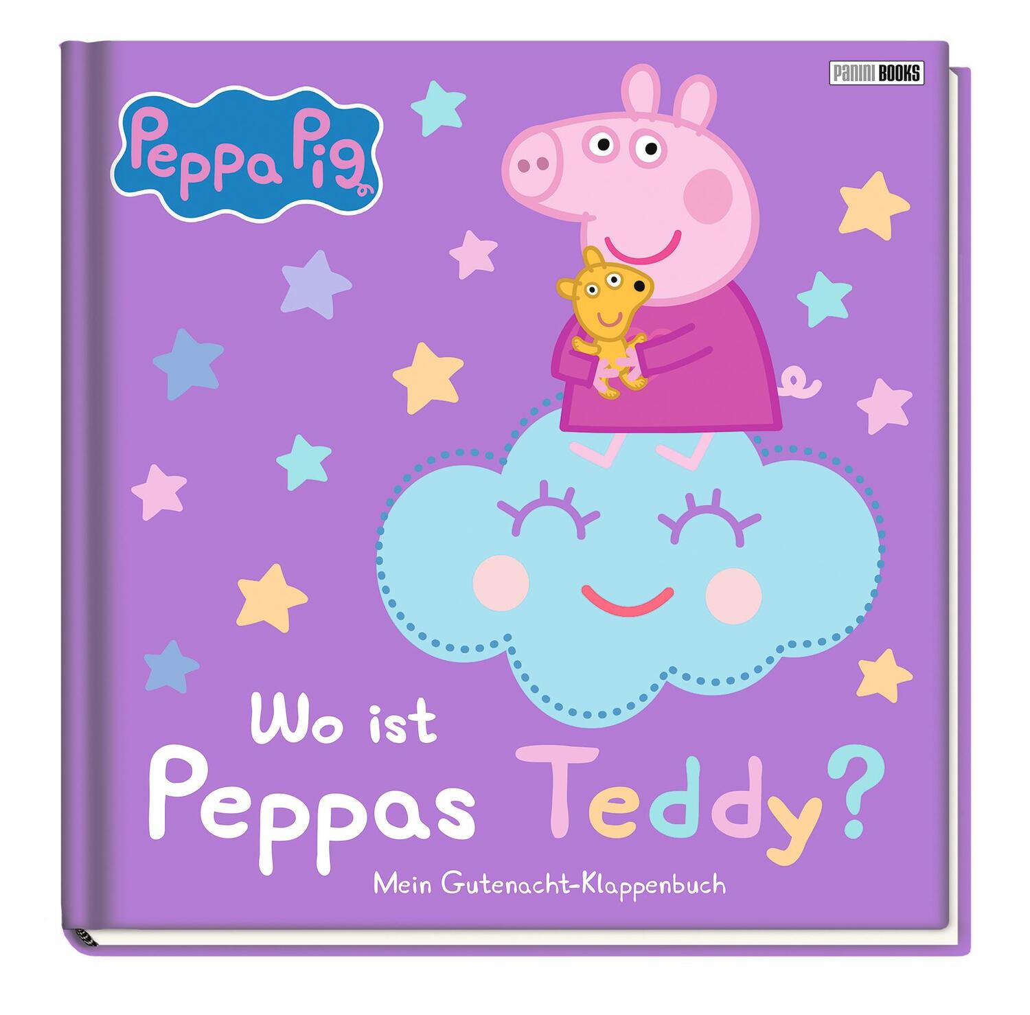 Cover: 9783833242908 | Peppa Pig: Wo ist Peppas Teddy? Mein Gutenacht-Klappenbuch | Buch