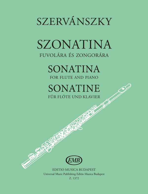 Cover: 9790080013724 | Sonatina | Endre Szervánsky | Buch | Editio Musica Budapest