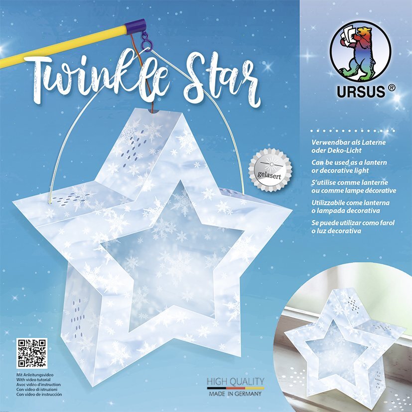 Cover: 4008525245353 | URSUS Laternenzeit / Home Decoration Twinkle Star Schnee, Stern...