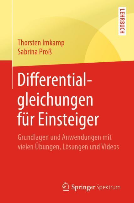 Cover: 9783662598306 | Differentialgleichungen für Einsteiger | Thorsten Imkamp (u. a.)