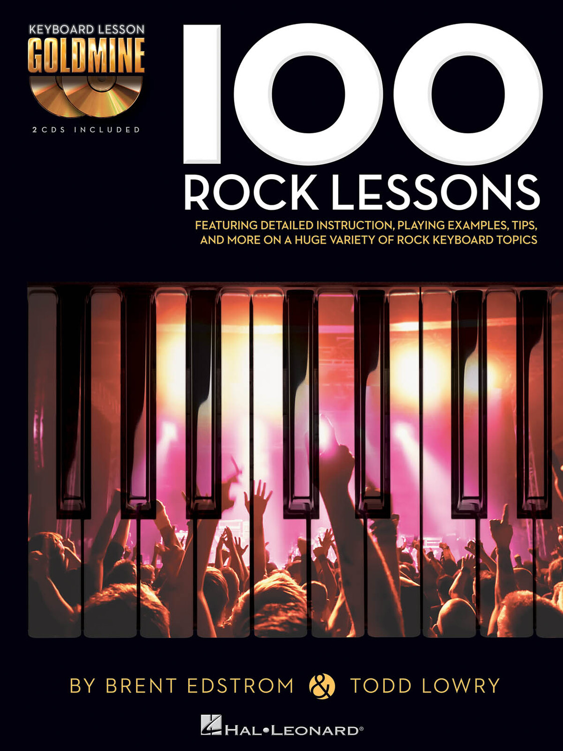 Cover: 884088949358 | 100 Rock Lessons | Keyboard Lesson Goldmine Series | Piano Instruction