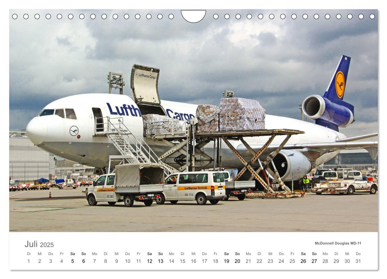 Bild: 9783435130795 | Große und kleine Flieger am Flughafen (Wandkalender 2025 DIN A4...