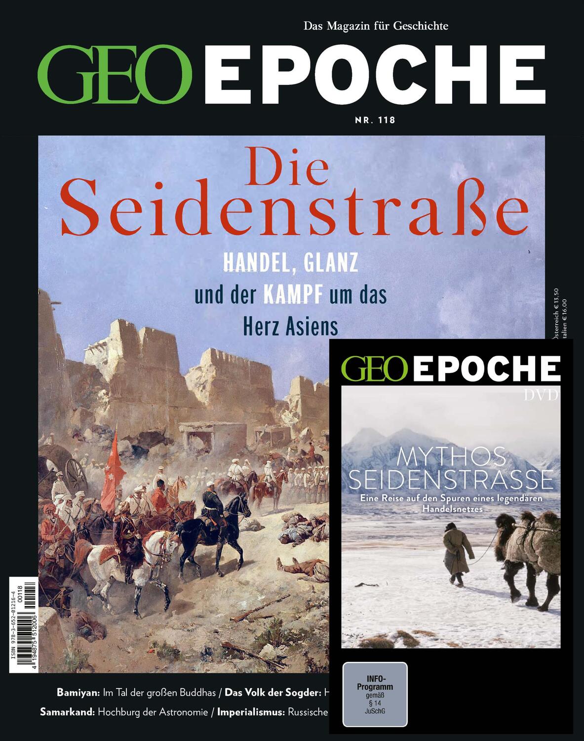 Cover: 9783652012225 | GEO Epoche mit DVD 118/2022 - Seidenstraße und Zentralasien | Deutsch