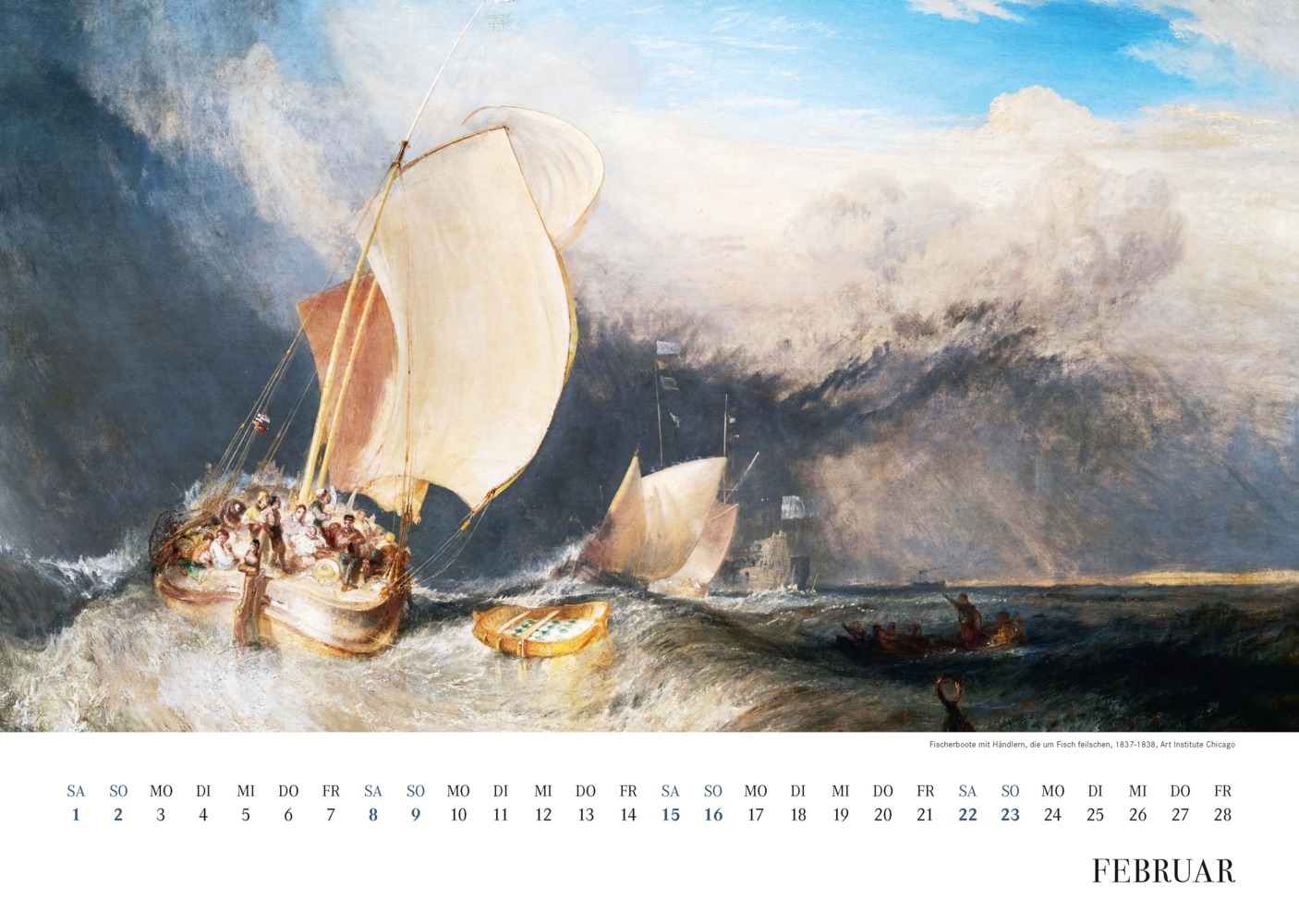 Bild: 9783968491615 | William Turner. Wandkalender 2025 | Seestücke. | Turner William | 2025