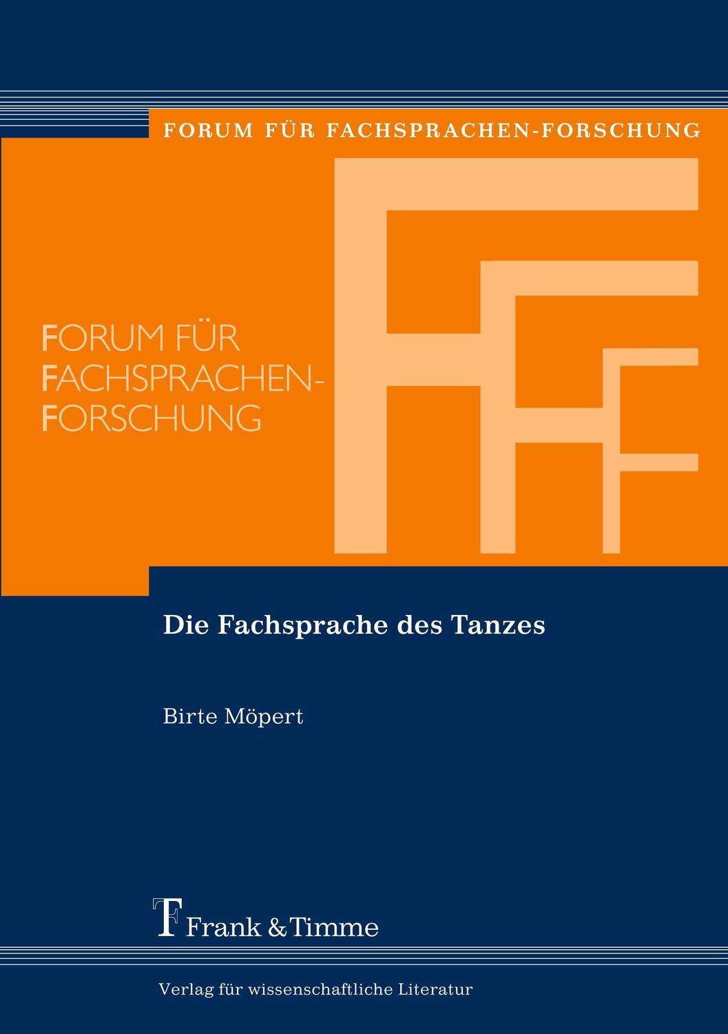 Cover: 9783732900121 | Die Fachsprache des Tanzes | Birte Möpert | Taschenbuch | Paperback