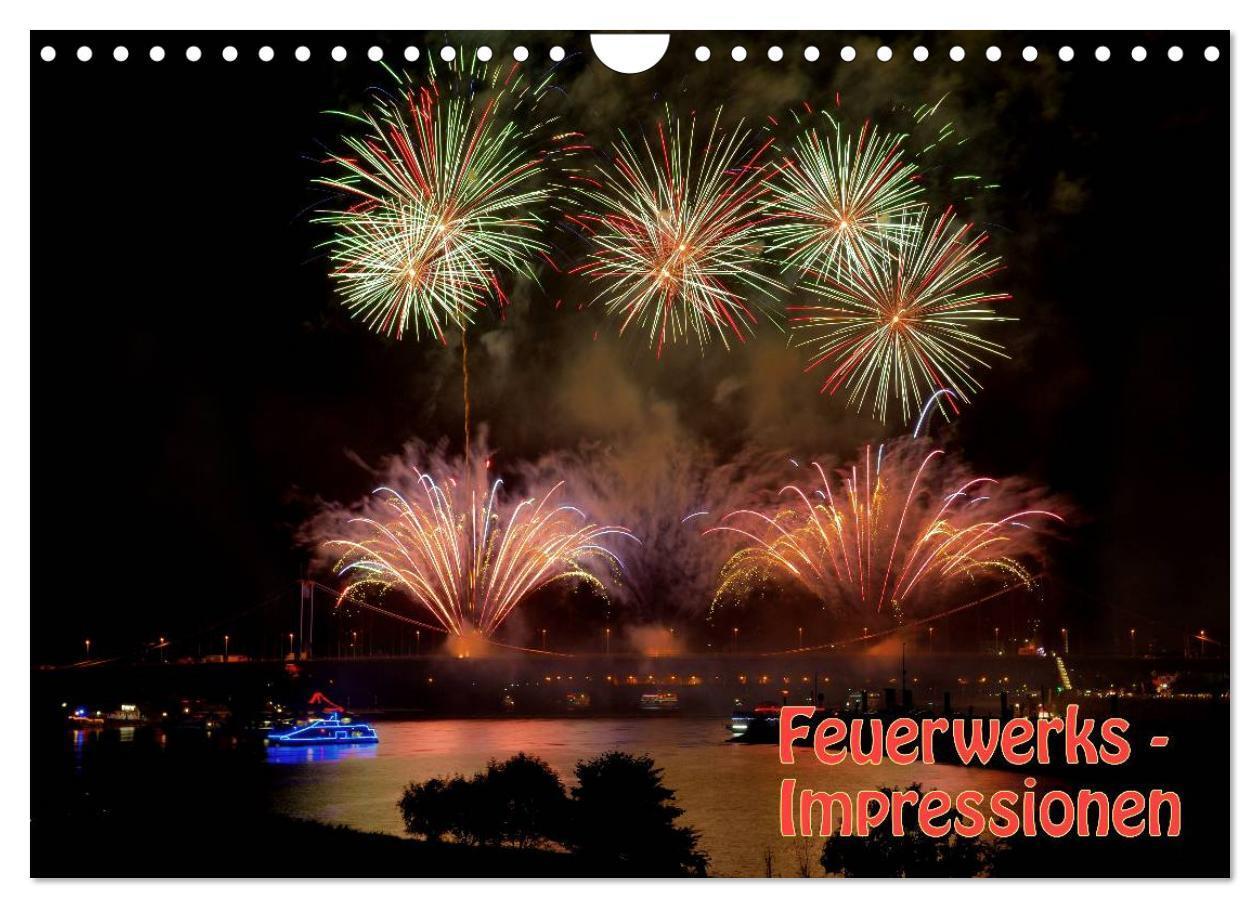 Cover: 9783675706415 | Feuerwerks - Impressionen (Wandkalender 2024 DIN A4 quer), CALVENDO...