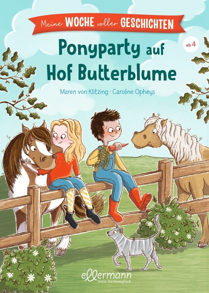 Cover: 9783770702336 | Meine Woche voller Geschichten. Ponyparty auf Hof Butterblume | Buch