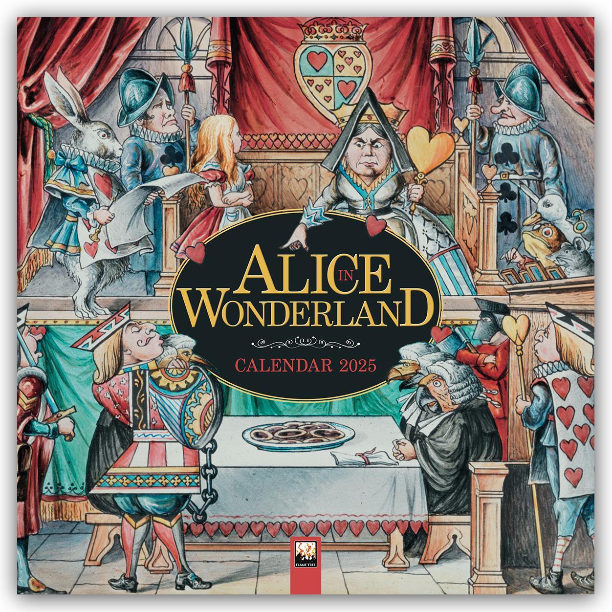 Cover: 9781835620670 | Science Museum: Alice in Wonderland Wall Calendar 2025 (Art Calendar)