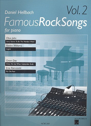 Cover: 9990051747201 | Famous Rock Songs vol.2 für Klavier | Songbuch (Klavier)