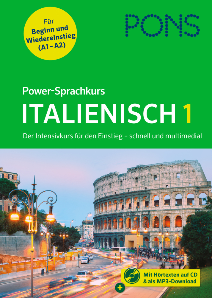 Cover: 9783125623064 | PONS Power-Sprachkurs Italienisch 1, m. Audio-CD u. Online-Tests