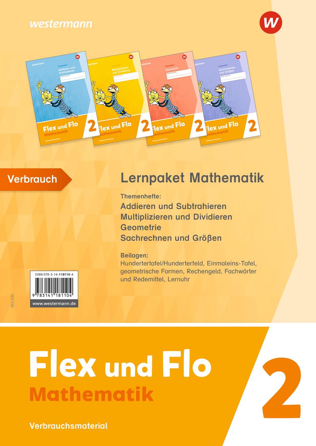 Cover: 9783141181104 | Flex und Flo 2. Paket Mathematik: Verbrauchsmaterial | Ausgabe 2021