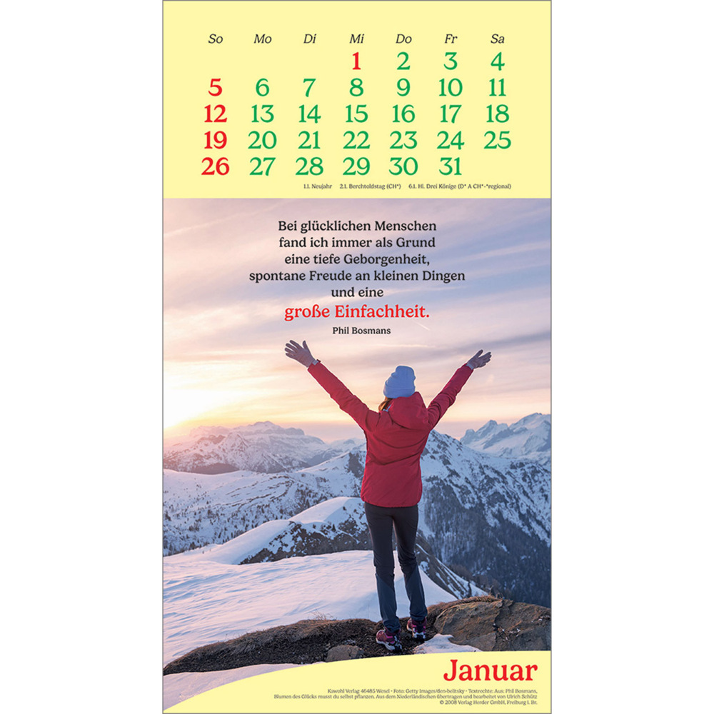 Bild: 9783754857052 | Vitamine fürs Herz 2025 | Phil-Bosmans-Kalender | Phil Bosmans | 14 S.