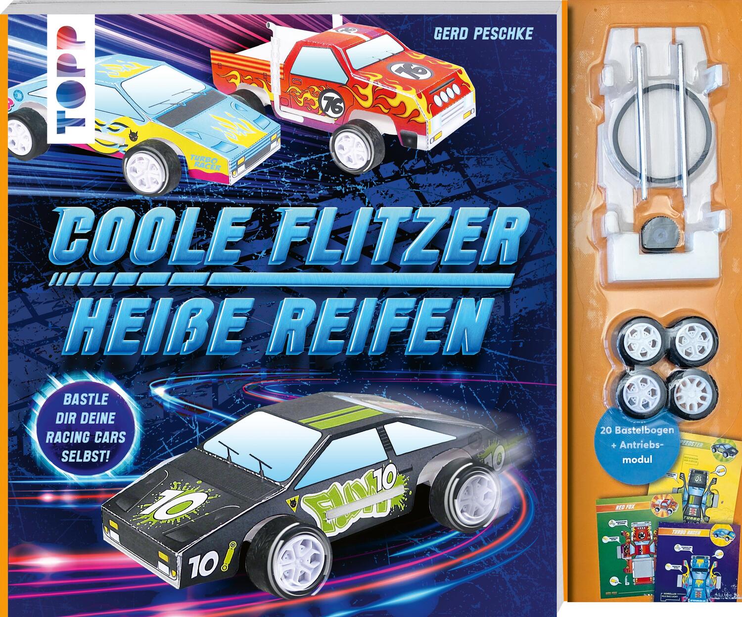 Cover: 9783735890597 | Coole Flitzer, heiße Reifen - Bastle dir deine Racing Cars selbst!