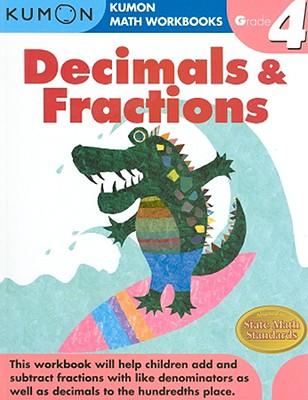 Cover: 9781933241586 | Kumon Grade 4 Decimals &amp; Fractions | Kumon | Taschenbuch | Englisch