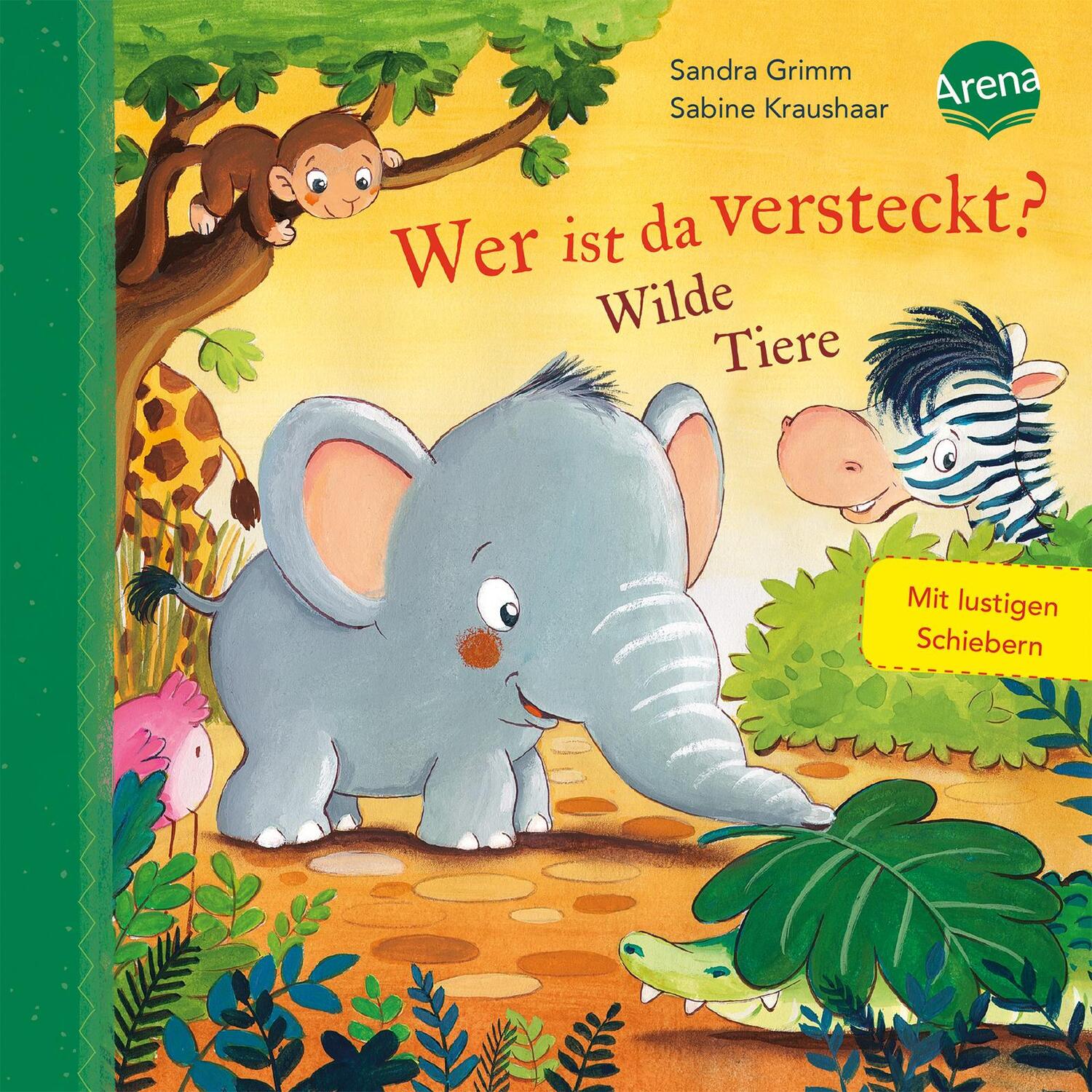 Cover: 9783401710563 | Wer ist da versteckt? Wilde Tiere | Sandra Grimm | Buch | Deutsch