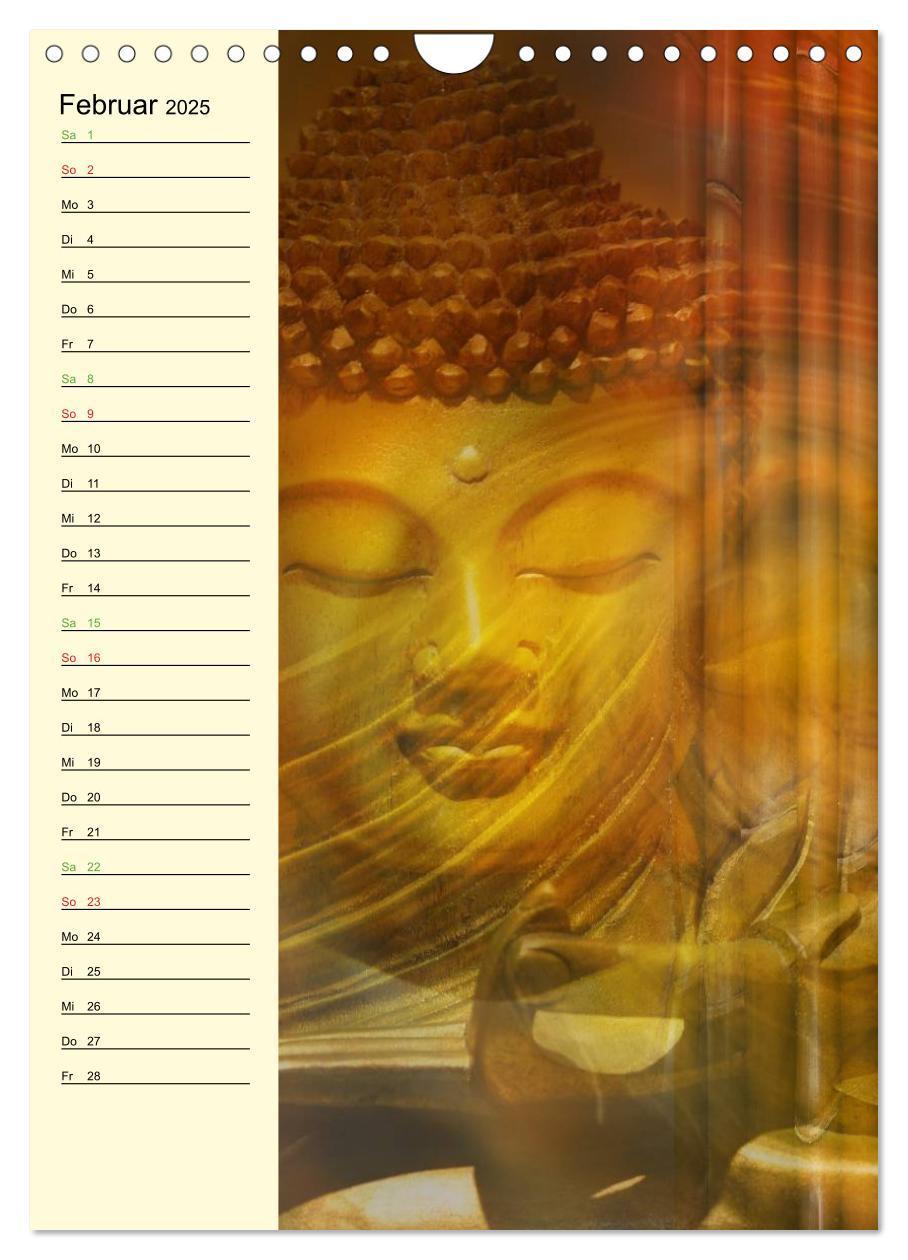 Bild: 9783457079119 | Buddha (Wandkalender 2025 DIN A4 hoch), CALVENDO Monatskalender | 2025