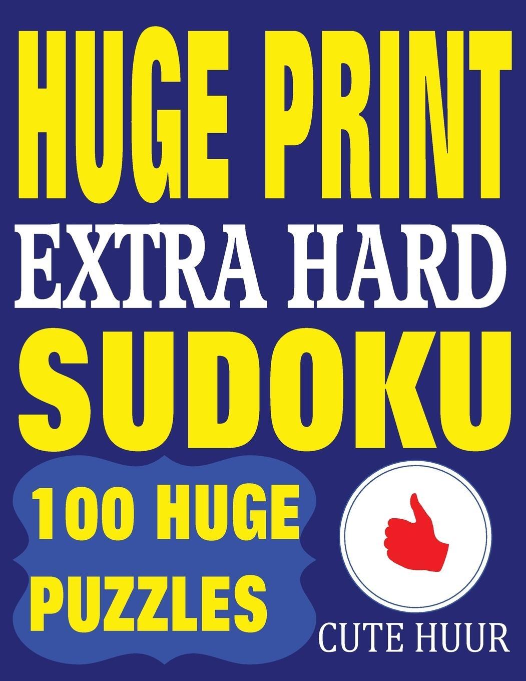 Cover: 9789527278154 | Huge Print Extra Hard Sudoku | Cute Huur | Taschenbuch | Paperback