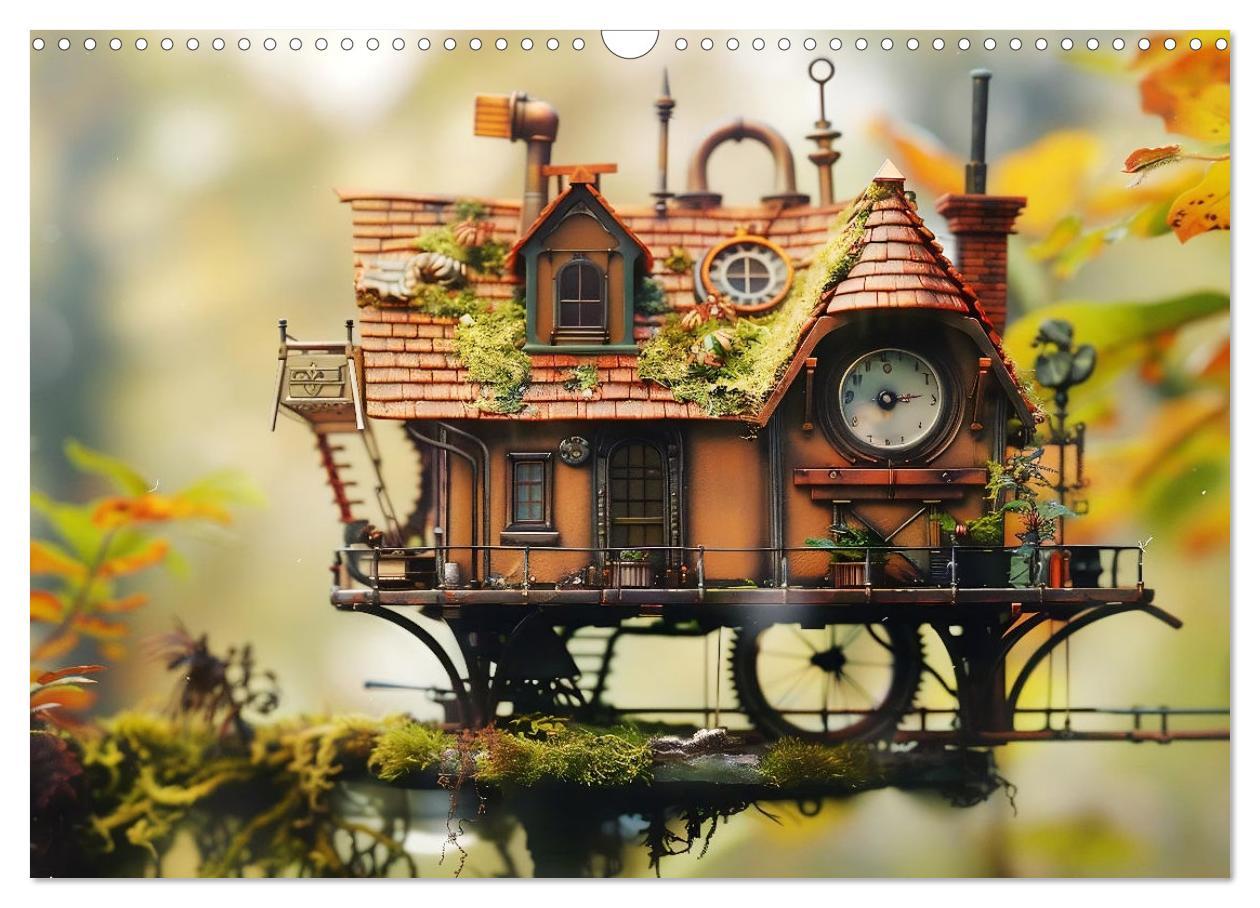 Bild: 9783435979677 | Miniaturwelt Faszinierend winzige Häuser im Steampunk-Stil...