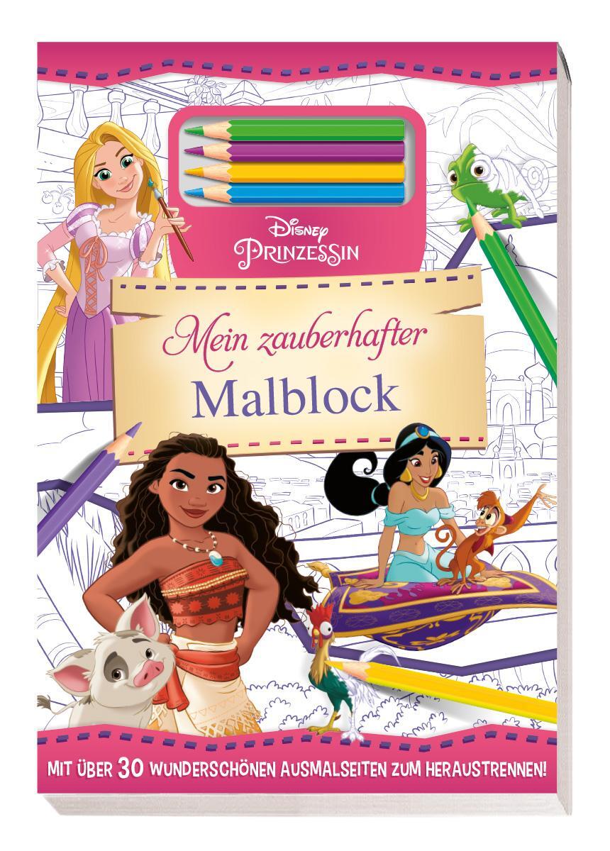 Cover: 9783833240508 | Disney Prinzessin: Mein zauberhafter Malblock | Taschenbuch | 72 S.
