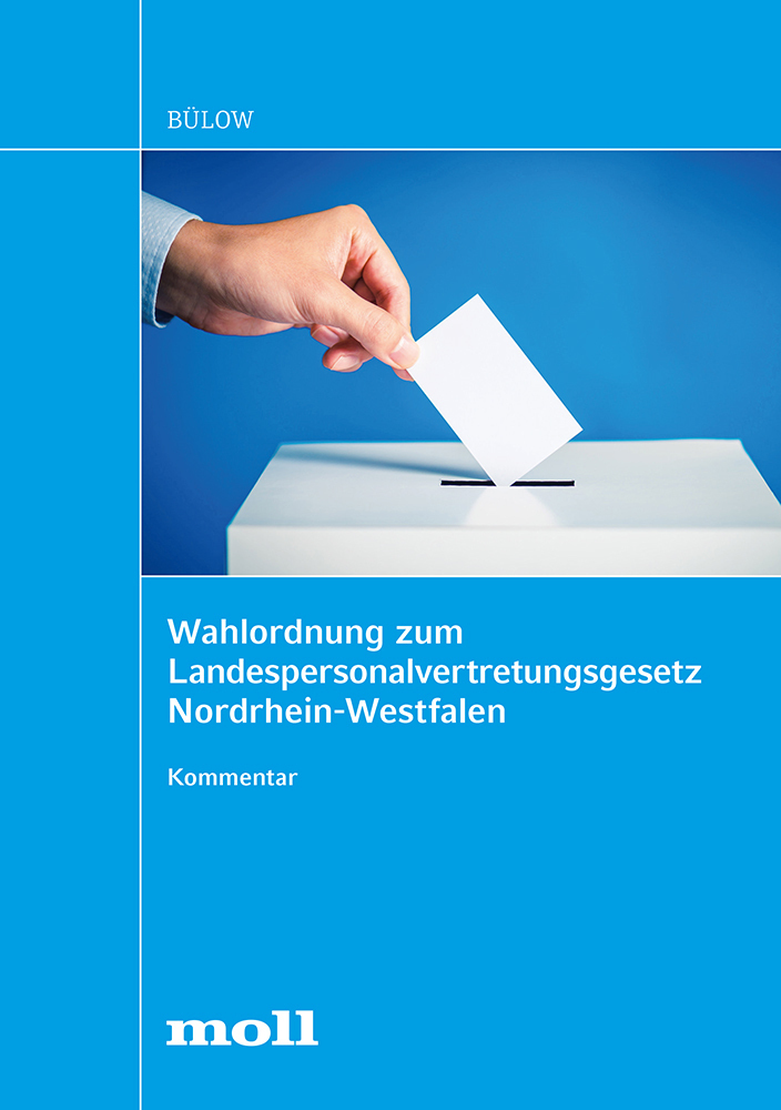 Cover: 9783415066182 | Wahlordnung zum Landespersonalvertretungsgesetz Nordrhein-Westfalen