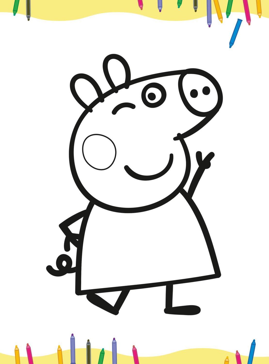 Bild: 9783845120188 | Peppa Wutz: Mein MEGA Malspaß | Kinderbeschäftigung ab 3 | Taschenbuch