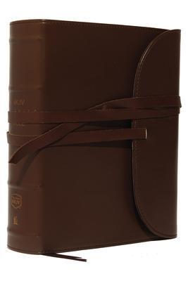 Cover: 9780718090920 | NKJV, Journal the Word Bible, Large Print, Premium Leather, Brown,...
