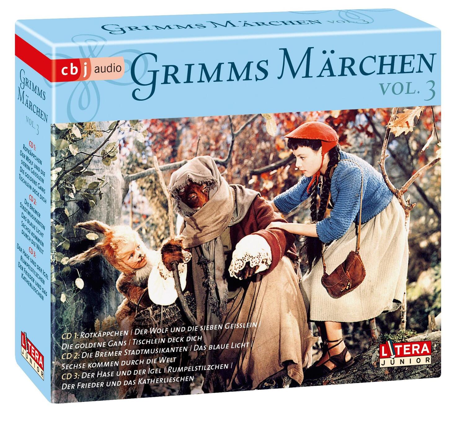 Cover: 9783837134247 | Grimms Märchen Box 3 | Jacob Grimm (u. a.) | Audio-CD | 3 Audio-CDs