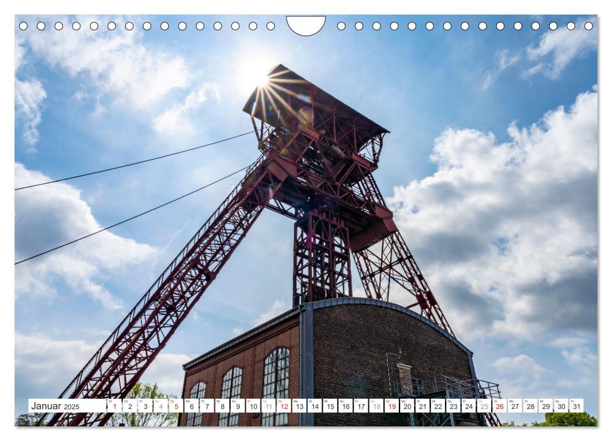 Bild: 9783383801761 | Die Zechen im Ruhrpott (Wandkalender 2025 DIN A4 quer), CALVENDO...