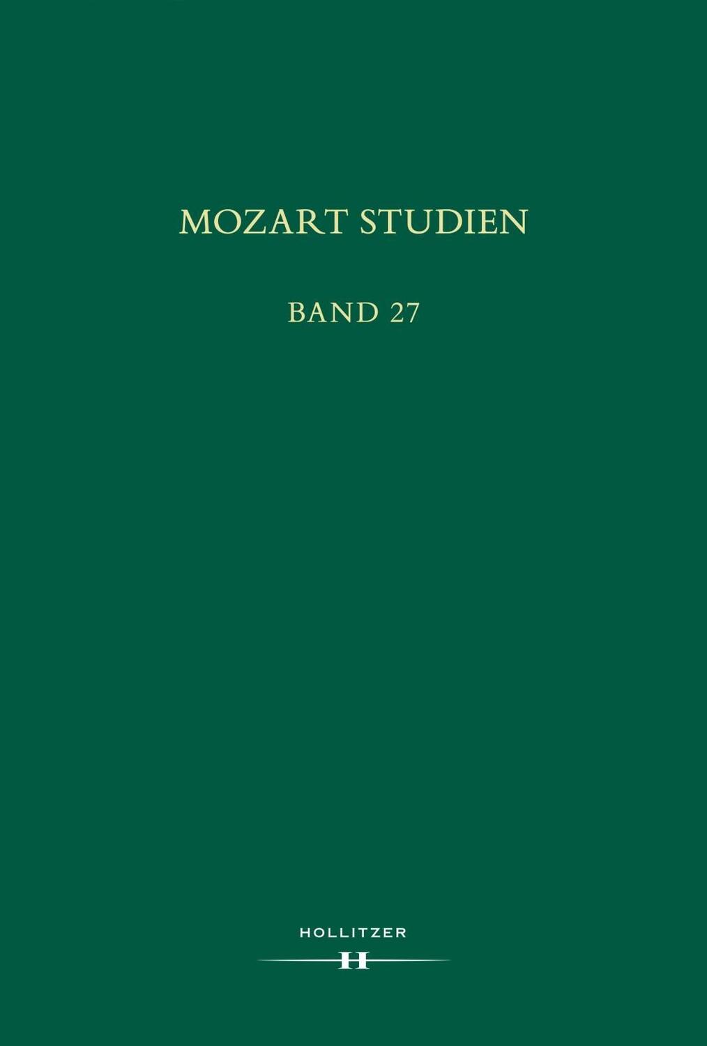 Cover: 9783990128121 | Mozart Studien Band 27 | Mozart Studien 27 | Manfred Hermann Schmid