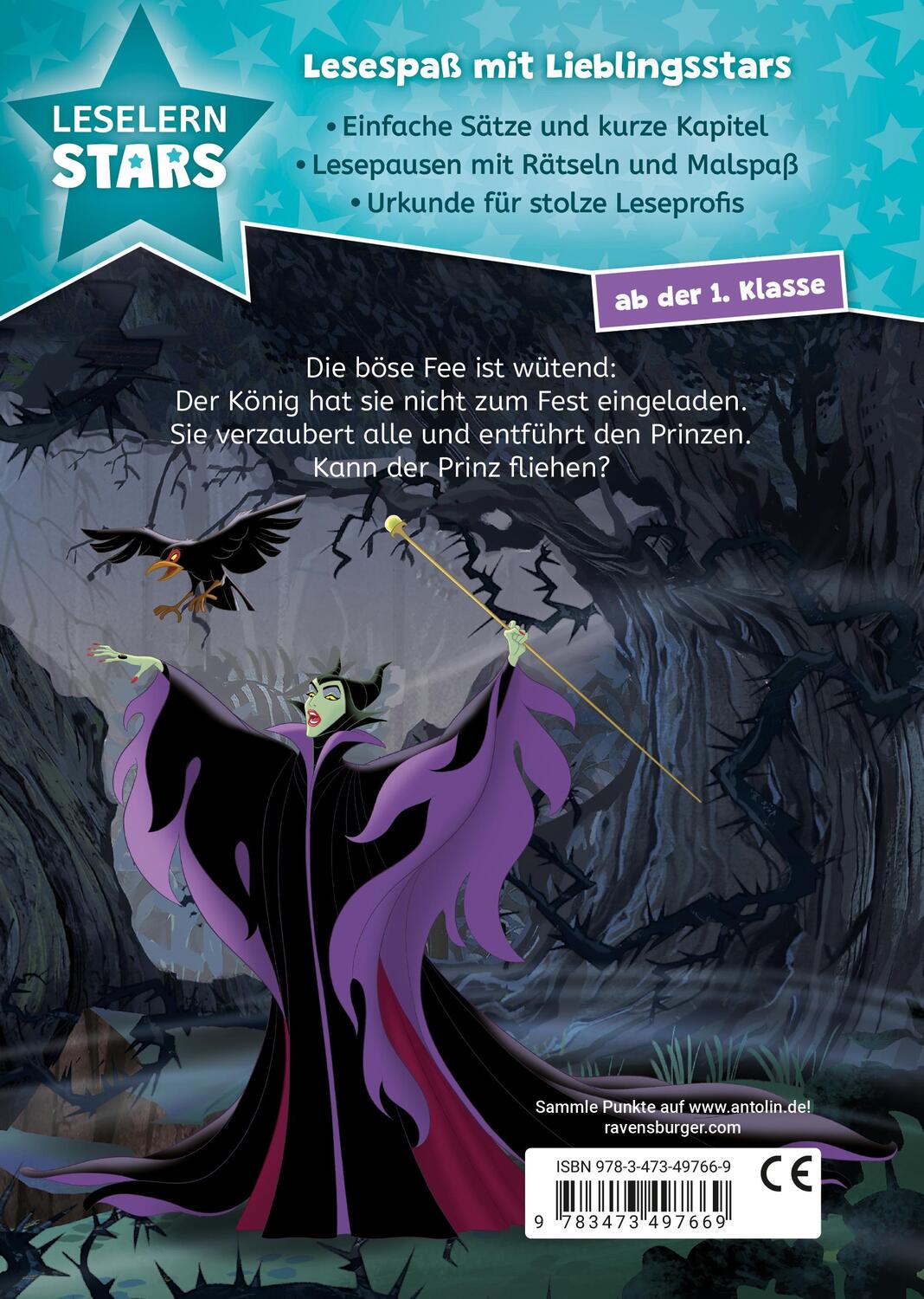 Rückseite: 9783473497669 | Disney Villains: Die böse Fee - Lesen lernen mit den Leselernstars...