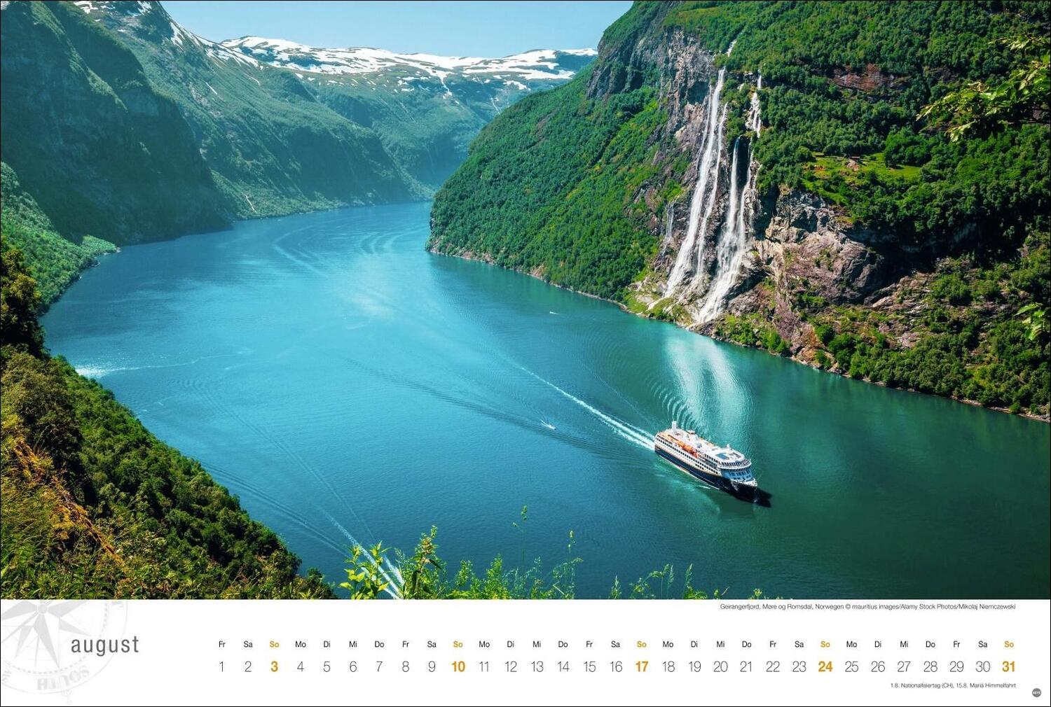 Bild: 9783756404834 | Hurtigruten Globetrotter Kalender 2025 - Von unberührten Fjorden...
