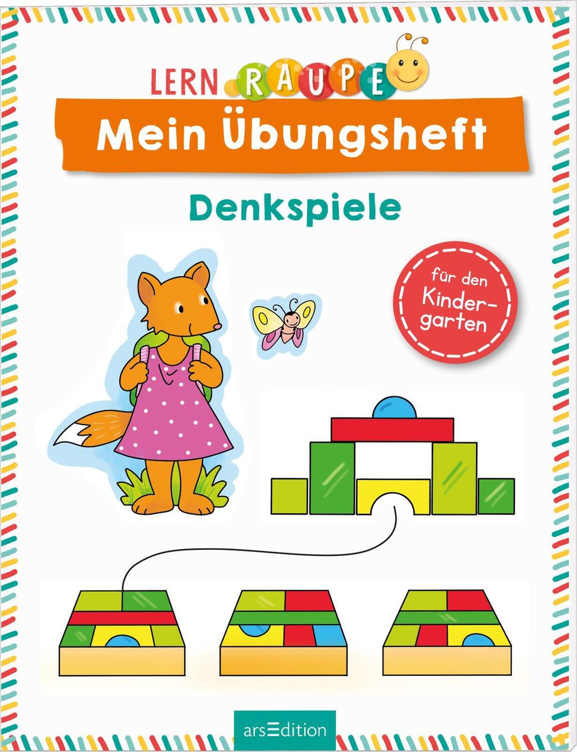 Cover: 9783845855981 | Lernraupe - Mein Übungsheft - Denkspiele | Für den Kindergarten | Buch