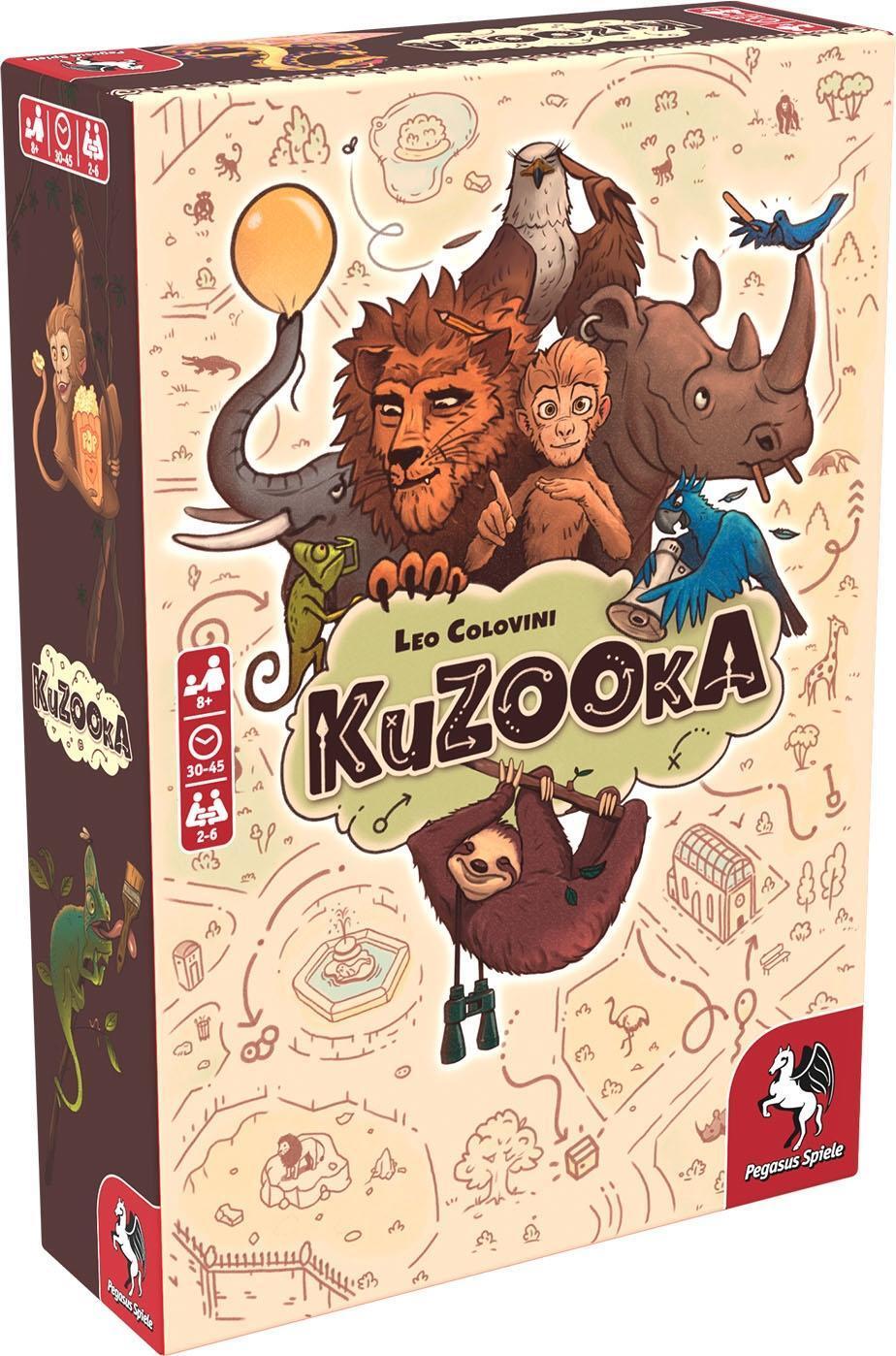 Cover: 4250231729867 | KuZOOka | Leo Colovini | Spiel | Deutsch | 2022 | Pegasus