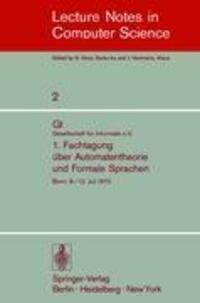 Cover: 9783540065272 | 1. Fachtagung über Automatentheorie und Formale Sprachen | Taschenbuch