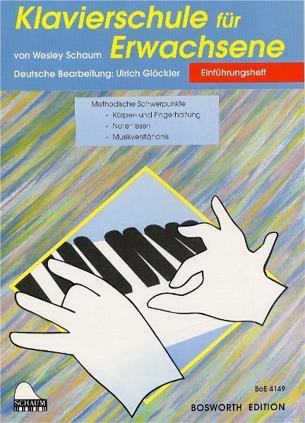 Cover: 9783936026719 | Klavierschule für Erwachsene. H.1 | Einführungsheft | Wesley Schaum
