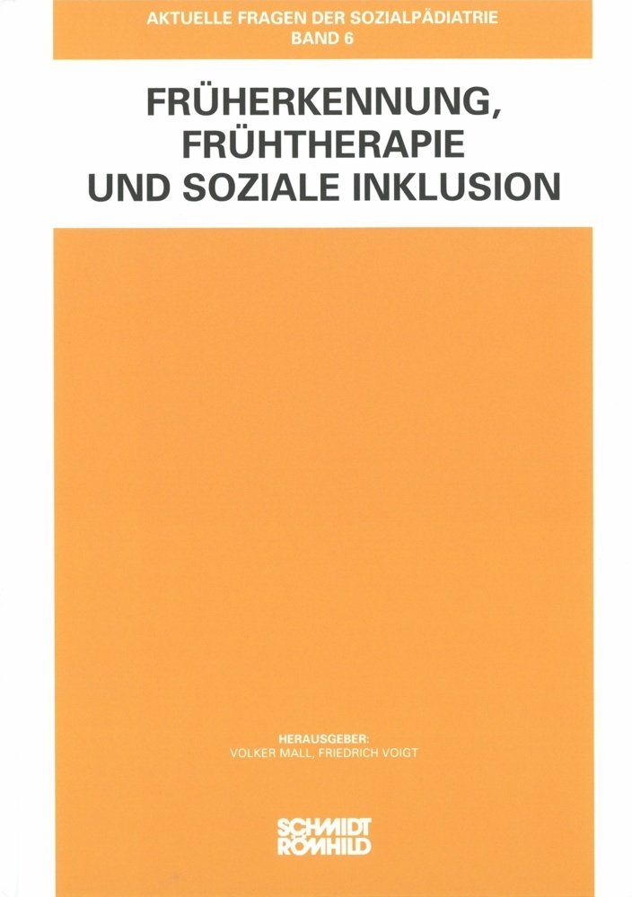 Cover: 9783795019273 | Früherkennung, Frühtherapie und soziale Inklusion | Mall (u. a.)
