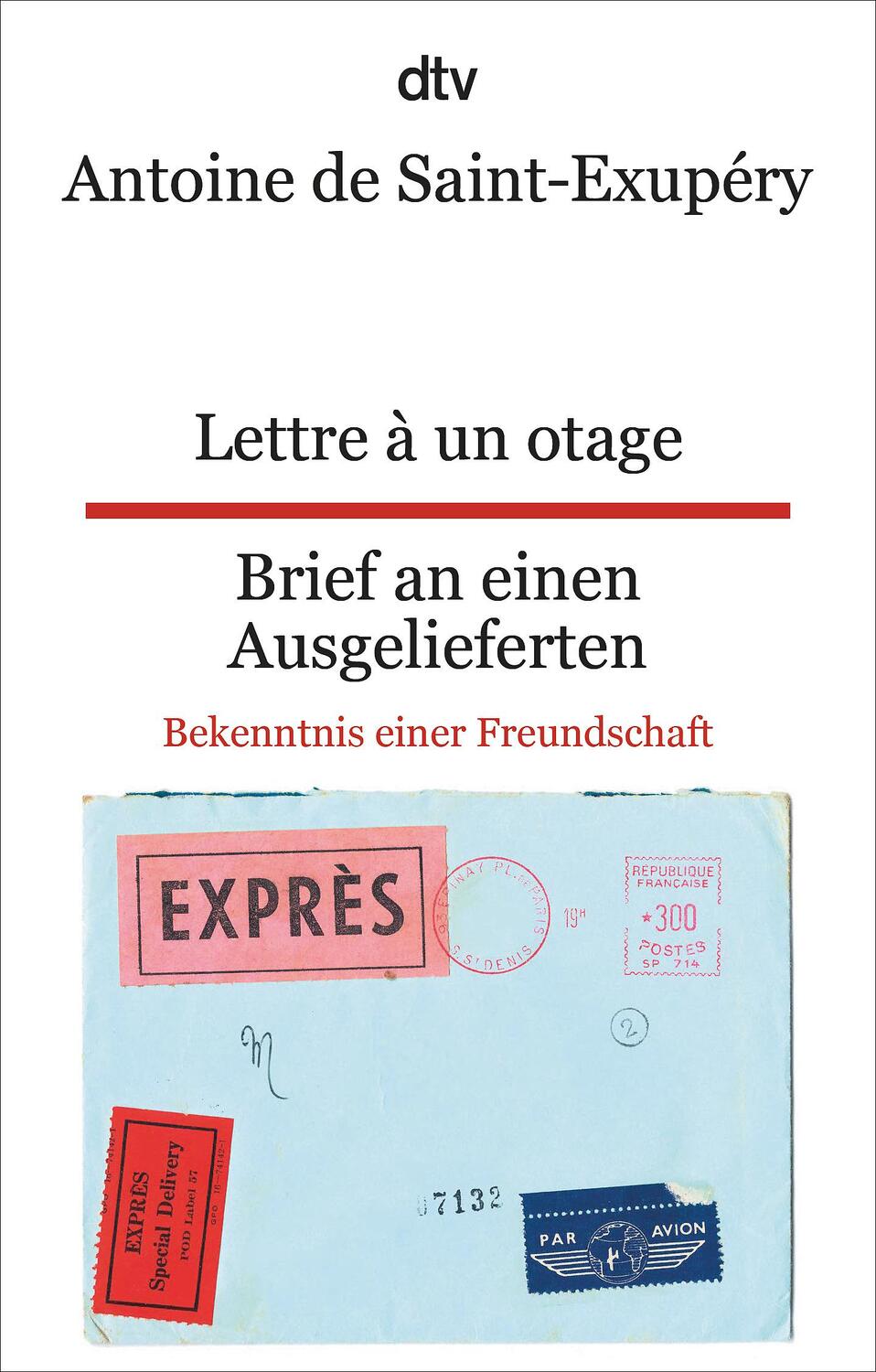 Cover: 9783423095570 | Lettre à un otage Brief an einen Ausgelieferten | Saint-Exupéry | Buch
